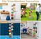7-Tier Metal Ball Storage Rack with 2 Baskets & Hooks – Vertical Space-Saving Organizer for Basketball, Football, Volleyball, Gear | Indoor/Outdoor Garage, Gym, Kids’ Room